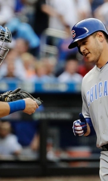 Rizzo leads off, goes long; Happ hits slam as Cubs rout Mets (Jun 13, 2017)